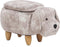 DOGGY - Hocker - Beige - Fluweel