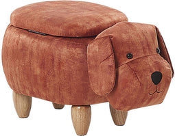 DOGGY - Hocker - Bruin - Fluweel