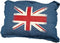 Dogi - Hondenkussen Union Jack - Engelse Vlag - 80x60cm - Hondenmand Donkerblauw
