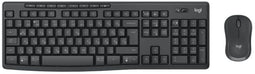 Logitech MK370 - Draadloze Desktopset - FullSize Qwerty PT