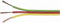 TRU COMPONENTS 1571443 Draad 3 x 0.14 mm² Geel, Rood, Groen 25 m
