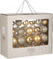 House of Seasons - Kerstballen Set - 42 Stuks - Ø7 cm - Glas - Goud (42 stuks)