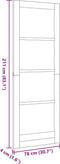vidaXL - Interne - Deur -