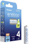 Panasonic Eneloop - Oplaadbare AA batterijen - 2000 mAh - (4 stuks)