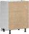 vidaXL - Spoelbakonderkast - Kalmar - 60x46x81,5cm - bewerkt - hout - gerookteiken