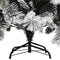 vidaXL - Kerstboom - met - LED - en - dennenappels - en - sneeuw - 225 - cm - PVC - en - PE