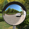 vidaXL - Verkeersspiegel - voor - buiten - convex - Ø60 - cm - polycarbonaat - zwart