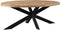 DOK 2 Ovaal Mangohout Eetkamertafel - Bruin - Mangohout - Ovaal - 240x110 cm