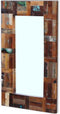 vidaXL - Spiegel - 80x50 - cm - massief - gerecycled - hout