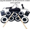 Dokx - Elektrisch Drumstel - Drumstel Elektronisch - Elektronische Drum Kit - Elektrische Drums - Digitale Drumset.