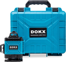 Dokx Zelfnivellerende Kruislijnlaser 16 Lijnen Statief 90-160CM - hardcase - 360° Graden roterende laser - hardcase