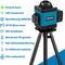 Dokx Zelfnivellerende Kruislijnlaser 16 Lijnen Statief 90-160CM - hardcase - 360° Graden roterende laser - hardcase