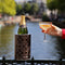 Coolenator Wijnkoeler – Champagnekoeler – Flessenkoeler met Uniek Uitneembaar Vrieselement – Hoogwaardig Aluminium – Gatsby Gold