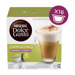 Dolce Gusto - Koffiecups dolce gusto cappuccino light 16st 8kop