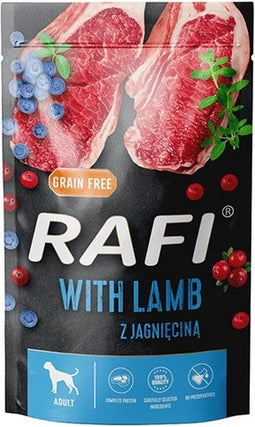 DOLINA NOTECI Rafi Lam, bosbes, veenbes - natvoer voor honden - 500g