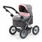 Doll pram BAYER Design 13033AB Trendy deep Gray, Pink