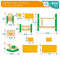 Doll's house bedroom Woomax (6 Stuks)