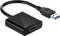 Dolphix USB display-adapterkabel, zwart