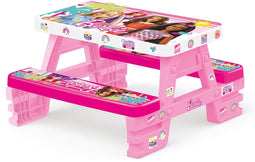Dolu Barbie Picknicktafel 79x69x42 cm Roze/Paars