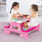 Dolu Barbie Picknicktafel 79x69x42 cm Roze/Paars