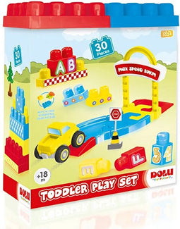 Dolu Blokken Speelset Rijbaan 30-delig