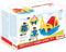 Dolu Jumbo 3-in-1 Meegroeischommel blauw/geel/rood