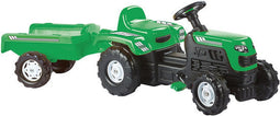 Dolu Ranchero Groen Traptractor met Aanhangwagen 8246