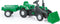 Dolu Ranchero Traptractor Met Aanhanger & Voorlader Groen/zwart