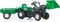 Dolu Ranchero Traptractor Met Aanhanger & Voorlader Groen/zwart