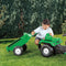 Dolu Ranchero Traptractor Met Aanhanger & Voorlader Groen/zwart