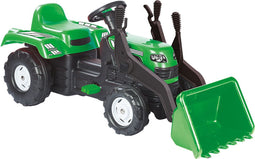 Dolu Ranchero Traptractor Met Voorlader & Claxon Groen/zwart
