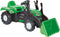 Dolu Ranchero Traptractor Met Voorlader & Claxon Groen/zwart