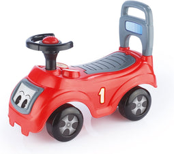 Dolu Sit 'n Ride Rood/Zwart Loopauto 8020