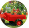 Dolu Traptractor Met Aanhanger & Voorlader Rood/zwart