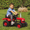 Dolu Traptractor Met Claxon Rood/zwart