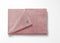 Linnick Flanel Fleece Deken + Hoodie met Capuchon Croco - rosé - 140x200cm - 130x180cm - Plaid