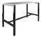Domino Basic statafel, 200 x 100 cm., vaste hoogte 110 cm., uitgevoerd met versterkt H-onderstel met