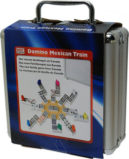 Domino Dubbel 12 Mexican-Train in koffer