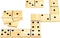 Domino - Hout - spelletjes voor kinderen - Houten speelgoed - spellen - houten speelgoed 3 jaar