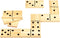 Domino - Hout - spelletjes voor kinderen - Houten speelgoed - spellen - houten speelgoed 3 jaar