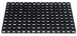 Domino Vloermat 40x60 Zwart Rubber Hamat 350015