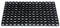 Domino Vloermat 40x60 Zwart Rubber Hamat 350015