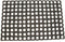 Domino Vloermat 40x60 Zwart Rubber Hamat 350015