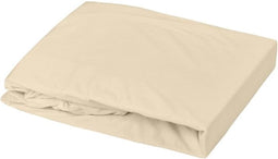 Domiva Hoeslaken + Onderlaken - 60 x 120 cm - 100% katoen - Wit/Pebbles