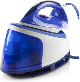 DOMO DO1069S Stoomgenerator - 5 bar - Keramische zoolplaat - Wit/blauw
