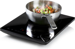 DOMO DO332IP Inductie Kookplaat Vrijstaand - Elektrische Kookplaat - 1 Pit - 2000W