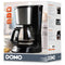 DOMO DO708K Koffiezetapparaat - RVS - 1,5 l - zwart