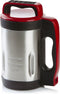 Domo DO719BL, 1,7 l, Blenderstijl, Zwart, Rood, Roestvrijstaal, 17250 RPM, Touch, Zwart