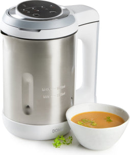 DOMO DO737BL Soepmaker Domo - 1,6 L - 4 programma's - Blender - RVS/Wit