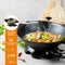 DOMO DO8708W Elektrische wok - 5 L - Glazen deksel